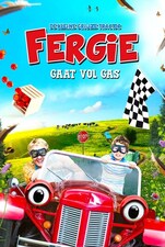 Filmposter Fergie de Kleine Grijze Tractor Gaat Vol Gas