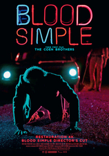 Filmposter Blood Simple (40th anniversary)