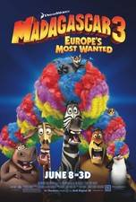 Filmposter Madagascar 3: Europe's Most Wanted